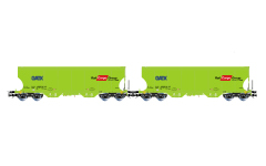 Rivarossi HR6674 - H0 - 2-tlg. Set Getreidesilowagen RAIL CARGO GROUP, GATX, Ep. VI